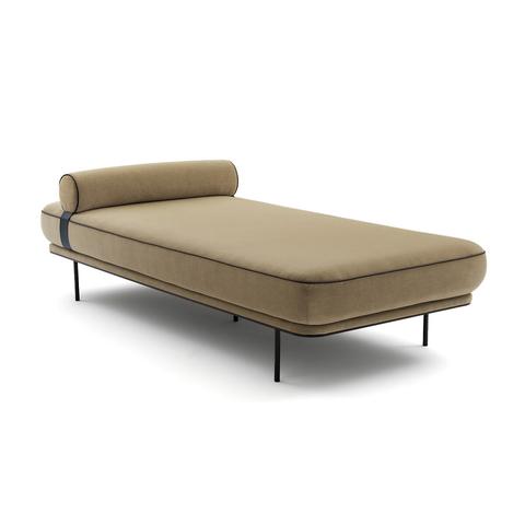 Canapé daybed velours stonewashed , antoine design pas cher