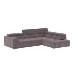 Canapé d'angle droit relax pack full option ocean tissu salsa grey pas cher