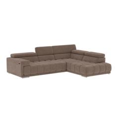 Canapé d'angle droit relax pack full option ocean tissu salsa stone pas cher