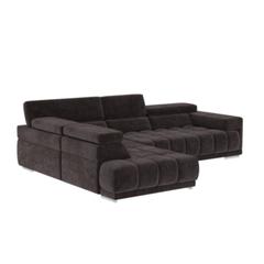 Canapé d'angle gauche relax pack full option ocean tissu salsa expresso pas cher