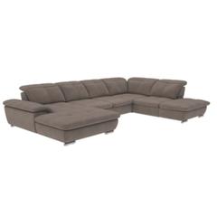 Canapé grand angle convertible gauche andy iii tissu apache taupe 13 pas cher