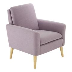 Fauteuil chilly tissu parme pas cher